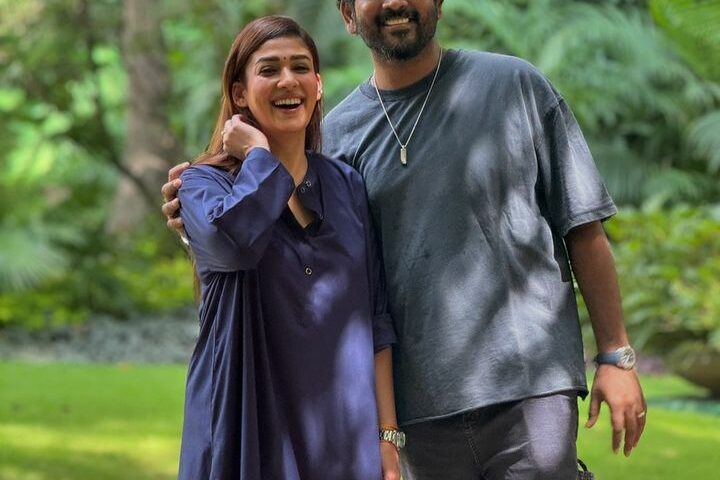 納揚塔拉 (Nayanthara) 和她的孩子們在公園度過了一天