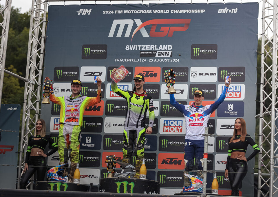 Gajser 和 De Wolf 在瑞士 MXGP 上取得瑞士甜蜜勝利