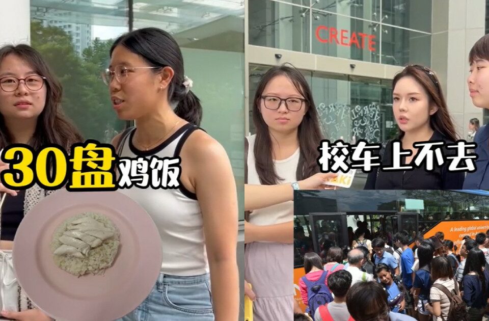 「他點了30盤雞飯」：新加坡國立大學學生哀嘆校園內遊客擁擠