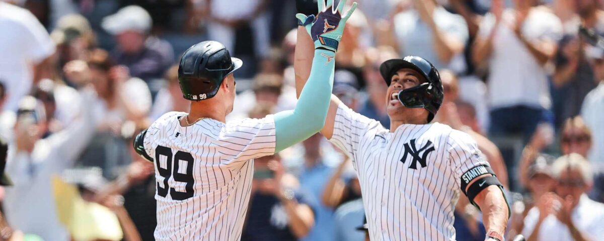 洋基隊的吉安卡洛·斯坦頓 (Giancarlo Stanton) 認為亞倫·賈奇 (Aaron Judge) 可以在 MLB 單賽季打出 73 小時的成績