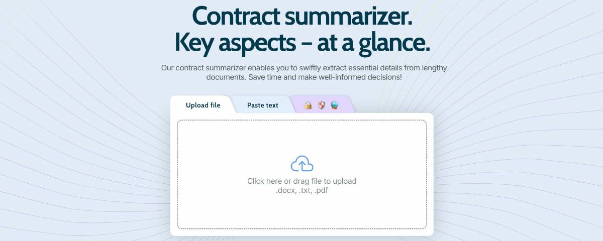 ContractCrab：用於高效率合約管理的合約摘要器