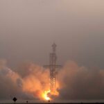 SpaceX-Rakete riss riesiges Loch 在大氣層中發生爆炸